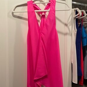 Silk blouse tank top